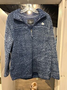 Boxercraft Navy Blue Sherpa Quarter-Zip Pullover